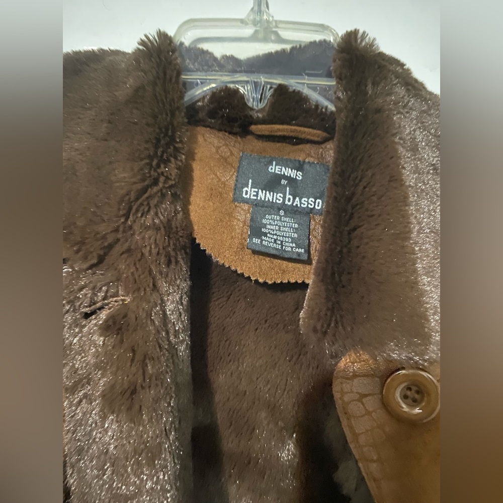 Dennis Basso - Polyester Jacket - Euc - Brown - S… - image 2